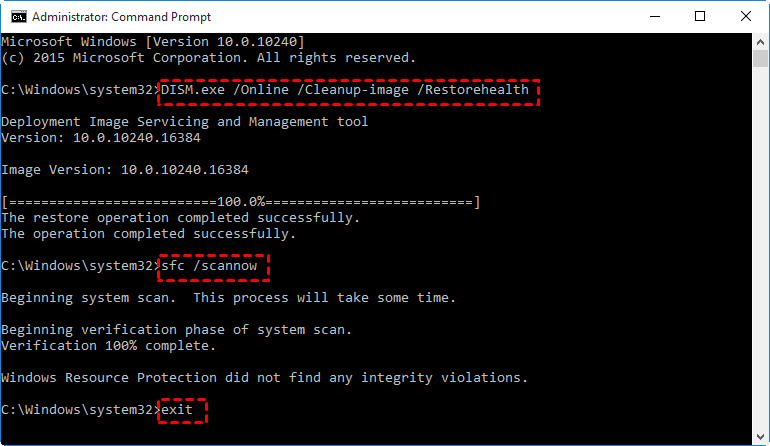 Run System File Checker (SFC) scan
Perform a clean boot