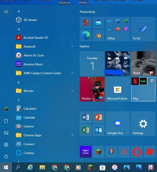 Take control of your desktop by managing app suggestions and live tiles.
Eliminate annoying ads and pop-ups by hiding app suggestions and live tiles.